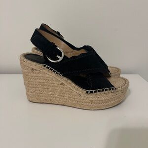 Marc Fisher Aria Espadrille Wedge Sandals